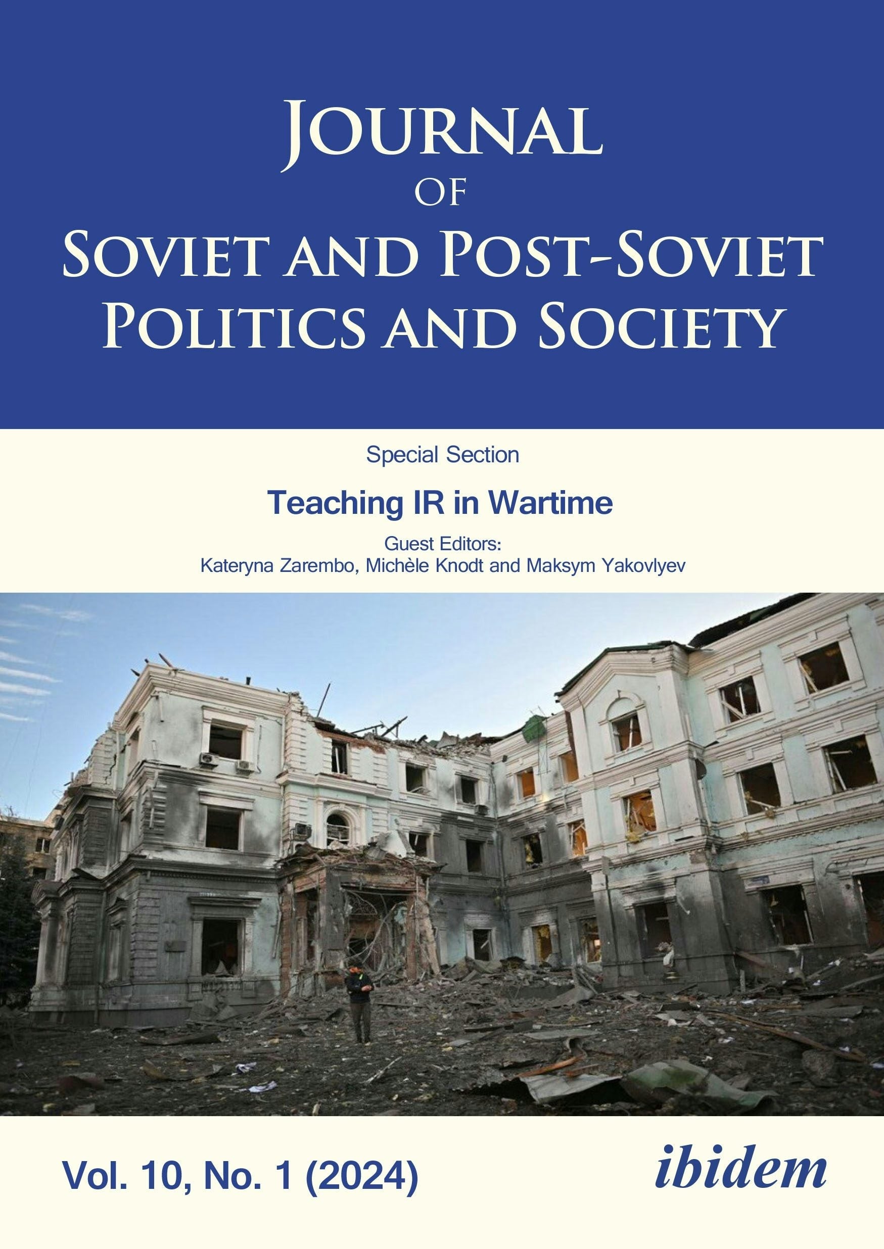 Book cover image for Journal of Soviet and Post-Soviet Politics and Society ISBN: 9783838216935